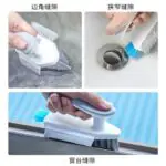 3in1 Multifunction Cleaning Brush, Tile Grout & Gap Brush, Bathroom Corner Scrub Brush, Handheld Floor Cleaning Brush for Tiles, Walls, Corners & Toilet Deep Cleaning. - Image 2