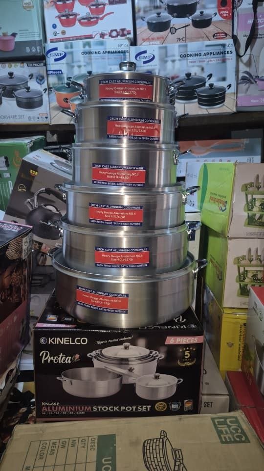 2026/06/590817.jpg 6 set polished cookware kinelco pot - Image 1