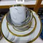 16pcs Marble double like dinner set