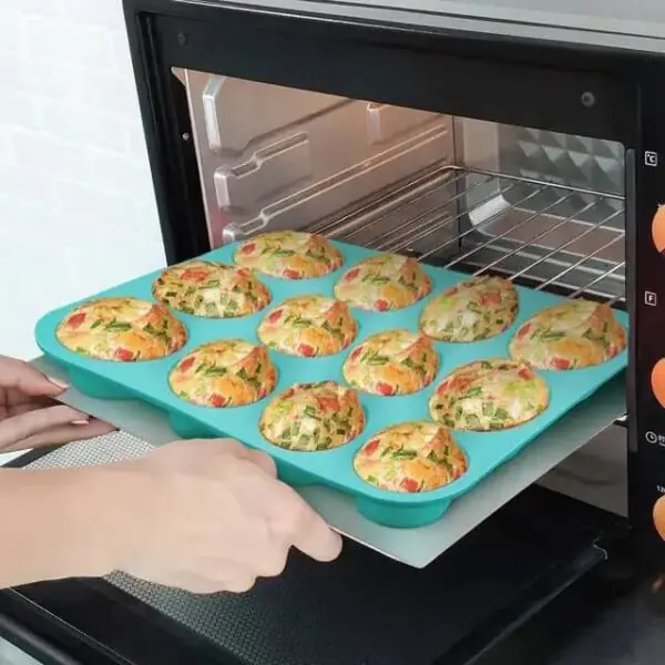 12cups Silicon cupcake baking mould
