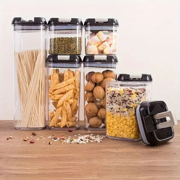 6pcs Airtight food storage canisters set