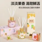 New Flameless Fruit-Scent Reed Diffuser Premium Home Fragrance