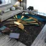 Luxury living room sofa water-absorbent Center rug - Image 5