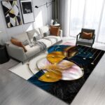 Luxury living room sofa water-absorbent Center rug