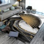 Luxury living room sofa water-absorbent Center rug - Image 6
