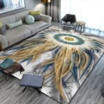 Luxury living room sofa water-absorbent Center rug - Image 2